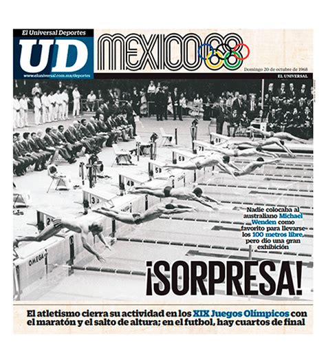 El Universal A 50 Años De Los Juegos Olímpicos De México 1968