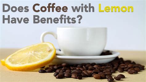 If you want to build it up, you're going to need more bricks. Does coffee with lemon have benefits? Weight loss and more - YouTube