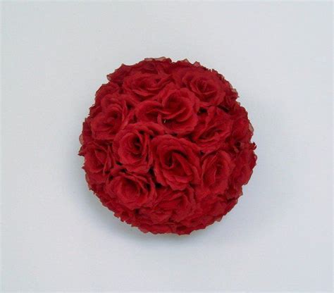 22 fiddle leaf in stone planter. $4 Red Rose Flower Kissing Ball Pomander handmade | Flower ...