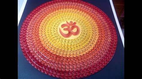 Quilling Om Quilling Wall Hanging For Meditation Youtube