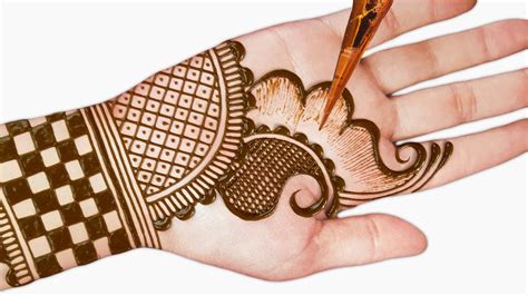 Easy Simple Mehndi Designs For Front Hands Step By Step Design Talk