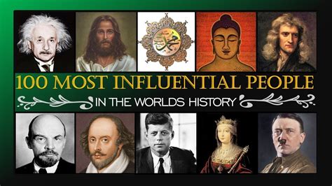 100 most influential people in the worlds history youtube