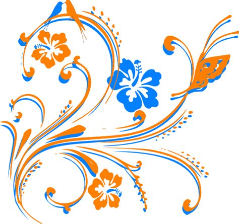 Butterfly Scroll Clip Art At Clker Vector Clip Art Online