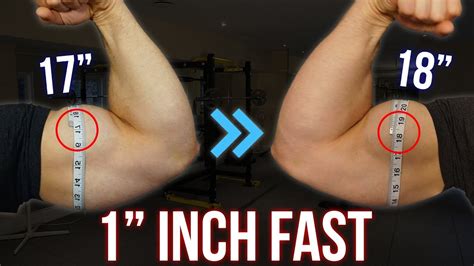 Add 1 Inch To Your Arms Fast 4 Killer Exercises Youtube