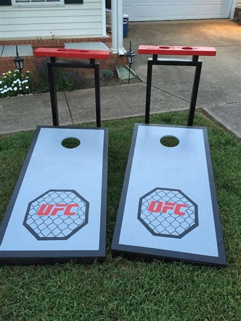 Customized Cornhole Boards With Cup Holders