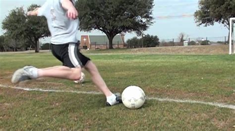 How To Drive A Soccer Ball With Power Driven Shot Tutorial Youtube