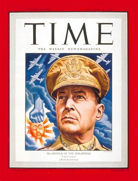 Time Magazine Cover General Douglas Macarthur Oct 30 1944