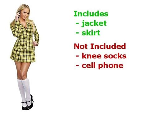 Clueless Costume Adult Cher Halloween Fancy Dress Ebay