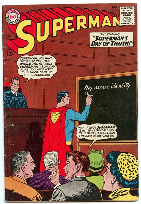 Superman 176 Apr 1965 Vg 45 Superman Comic Books Superman Comic
