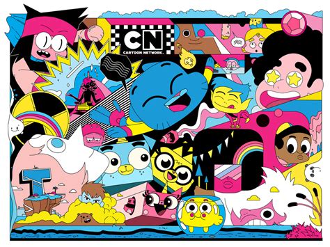 Cartoon Network Official 2018 Key Art Posters On Behance In 2020