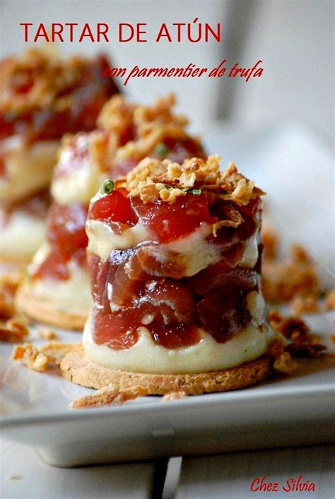 No consumas atún rojo hasta que deje de ser una especie en peligro de extinción. Tartar de atún con parmentier de trufa | Tartar de atún ...