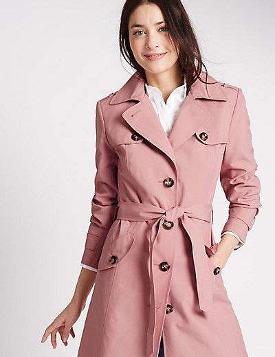 Belted Trench With Stormwear Trench Jacket Rain Jacket Marks And