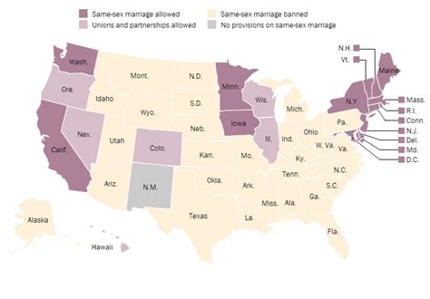 The States Where Gay Marriage Is Legal In One Map The Washington Post