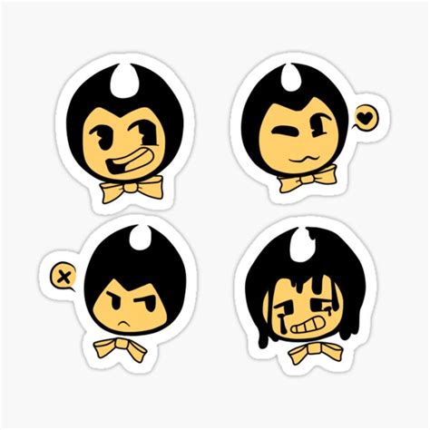 Bendy And The Ink Machine Stickers Redbubble