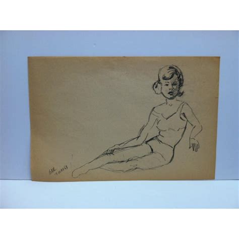 1963 Vintage Gail Tom Sturges Jr Original Drawing Chairish