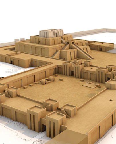 Reconstruction Of The Ziggurat Erected By King Urnamma Dedicated To The Goddess Inanna Created