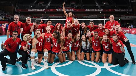 Us Womens Volleyball Team Wins First Ever Olympic Gold Medal