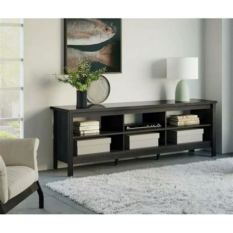 Farmhouse Tv Stands For 75 Inch Flat Screen Wood Media Console Storage