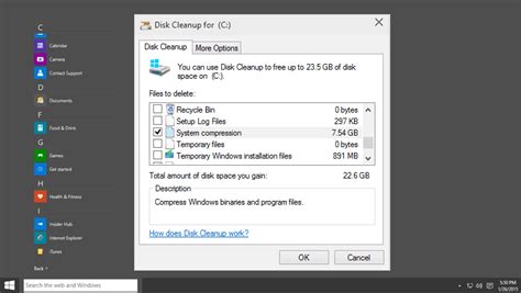 Disk cleanup will take a few moments to calculate the amount of space that can be freed up. How to Free Up Disk Space on Windows 10 Computer