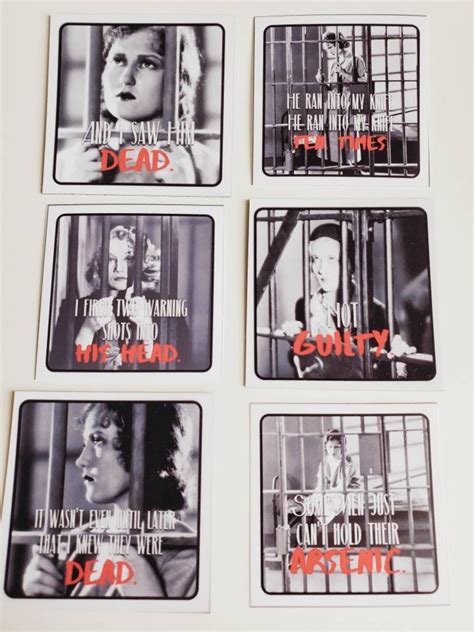 Merry Murderesses Magnets Chicago The Musical Inspired Cast Etsy