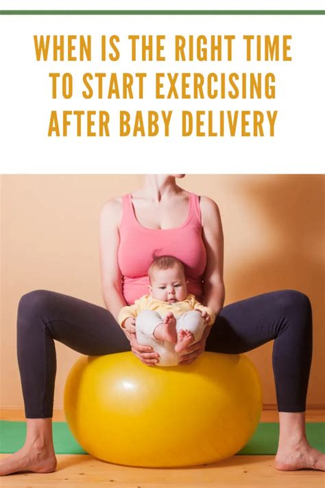 You Can Surely Start Exercising After Giving Birth But You Should Know Exactly When To Do So