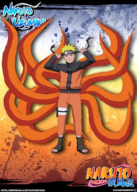 Naruto Uzumaki Kyuubi Jinchuuriki By Shinoharaa On Deviantart