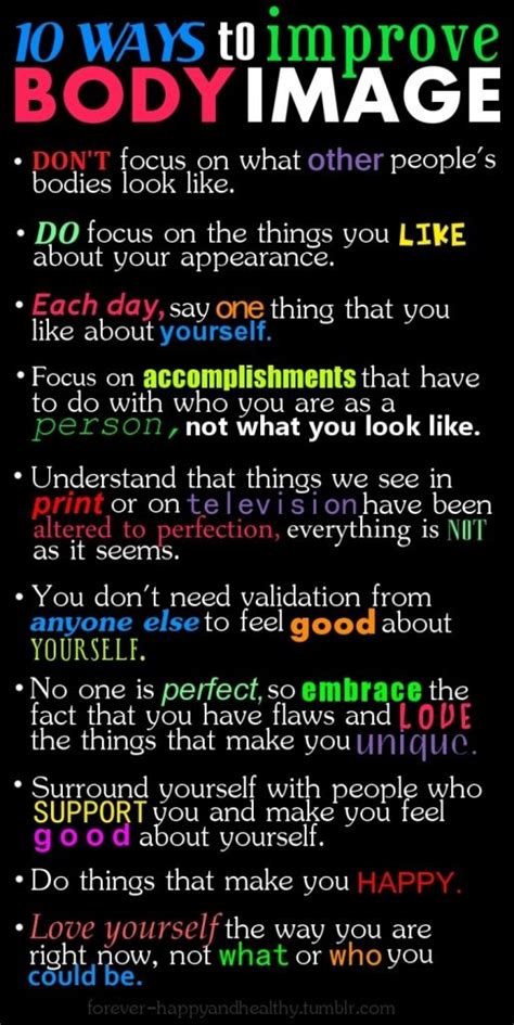 Ways To Improve Body Image Pictures Photos And Images For Facebook Tumblr Pinterest And