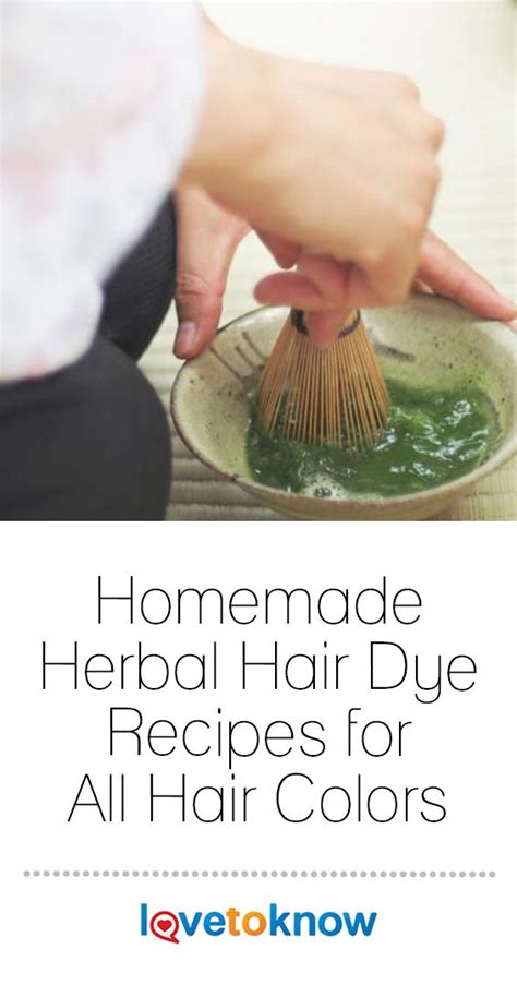 Homemade Herbal Hair Dye Recipes For All Hair Colors In 2020 Herbal