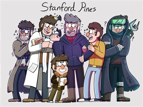 Stanford Pines Steven Universe Pinecest Gravity Falls Dipper Fall