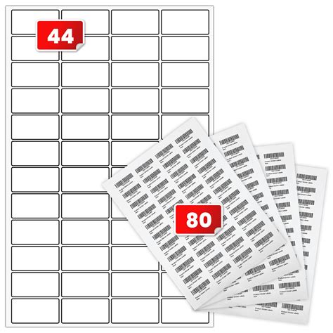 Buy Empire Amazon Fba Label Stickers 80 A4 Sticky Sheets 44 Sticky