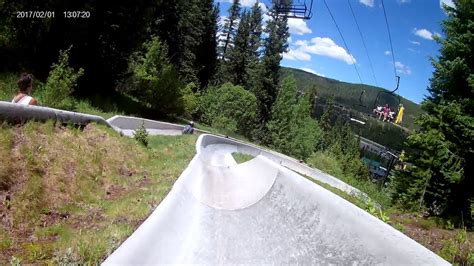 Alpine Slide In Colorado Youtube