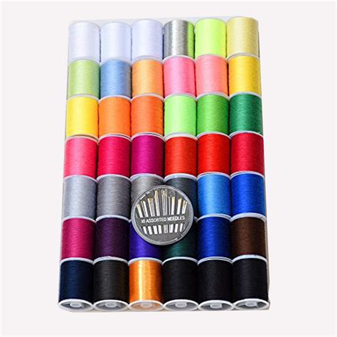 42 Color 2300y Sewing Thread Kit High Strength Thread Rainbow Color