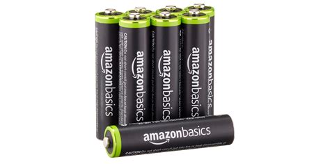 Green Deals: 8-pack AmazonBasics AAA Rechargeable Batteries $9, more ...