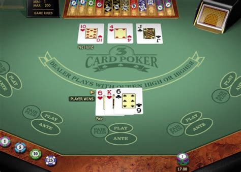 Each player is then dealt three cards face down, followed by three cards dealt to the dealer. Learn Online Three Card Poker Rules and Strategy 2021