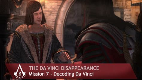 Assassin S Creed Brotherhood The Da Vinci Disappearance Mission 7