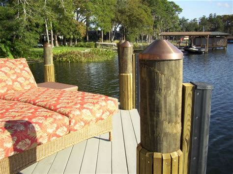 This Dock With An Octagonal Covered Activity Deck Was Deigned By