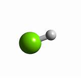 Pictures of Hydrogen Chloride Molecule