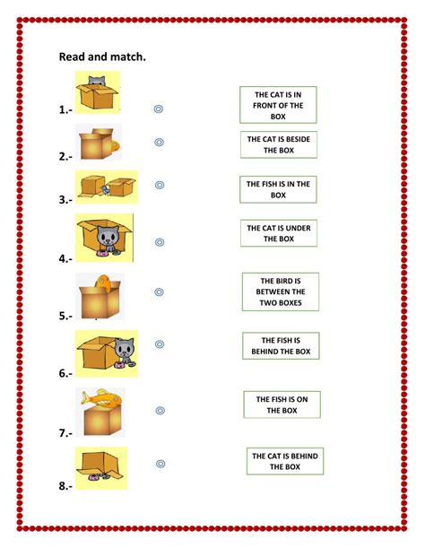Learn prepositions of place and movement for kids. Prepositions of place - Interactive worksheet