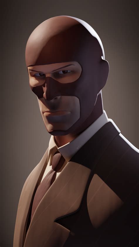 Recreated The Spy Portrait In Blender Rtf2