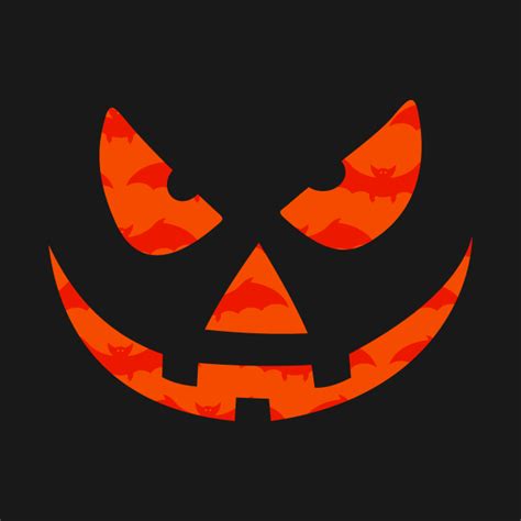 Scary Pumpkin Face Halloween T Shirt Teepublic