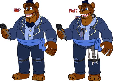 Fnaf 1 Redesigns For My Project Of Fazbear Retold And El Chip Who I