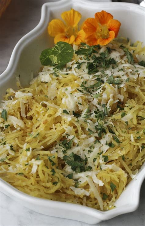 Spaghetti Squash With Garlic And Parmesan Ever Open Sauce Crockpot