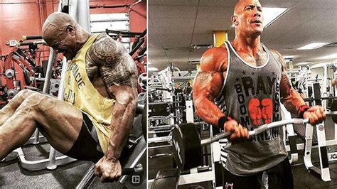 The Rocks Workout Routine Looks Like The Most Intense Sht Ever