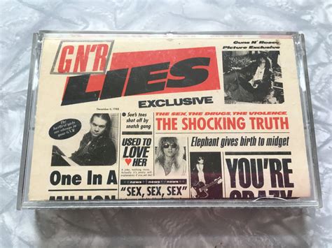 Lot Of 2 1980s Guns N Roses Cassette Tapes Etsy Canada Guns N