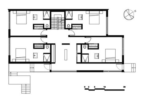 Diseño De Casa Moderna De Dos Pisos Más Sótano Planos