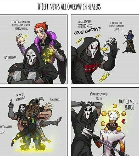 Ana And Reaper Comics Overwatch Amino