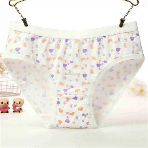 40413 Hot Women Cotton Panties Sweet Girl Briefs Plus Size Panties Wholesale Cotton Panties