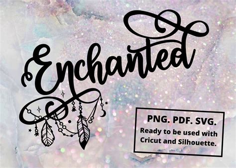 Enchanted Svg Cutting File Digital Download Etsy