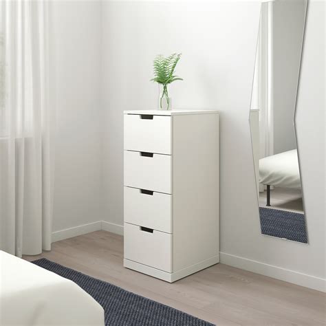 Nordli Chest Of 4 Drawers White 40x99 Cm Ikea