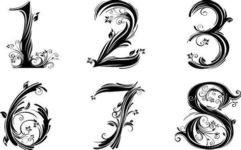 If you have already decided what to. numbers | Number tattoo fonts, Tattoo fonts, Number tattoos